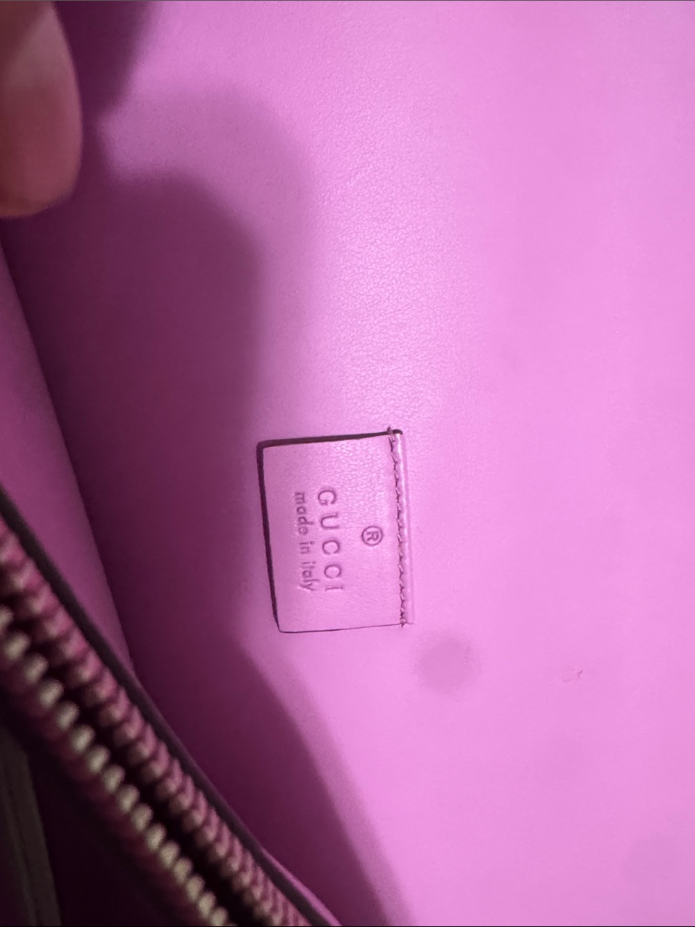 Gucci Pink Suede Floral Embroidered Chain Shoulder Bag - Picture 2 of 4